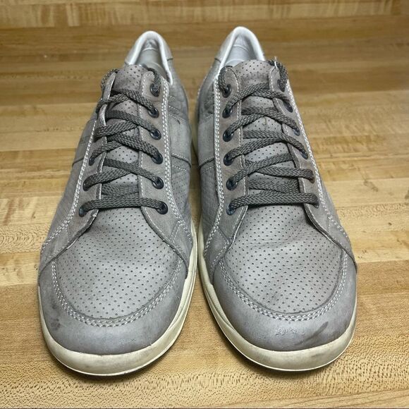 MEPHISTO Men Hero Perf Sneaker Shoes, US 11 EUR 10 1/4 Grey Leather - Picture 4 of 7